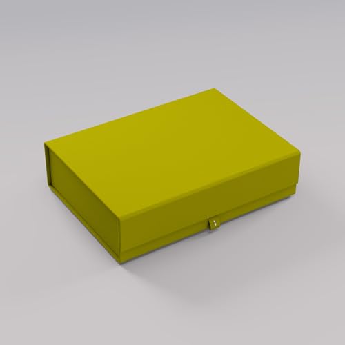 Semikolon 371368 Aufbewahrungsbox 4Rooms - Größe M, 23,5 x 32 x 8,5 cm - Geschenkbox - Design Matcha von Semikolon