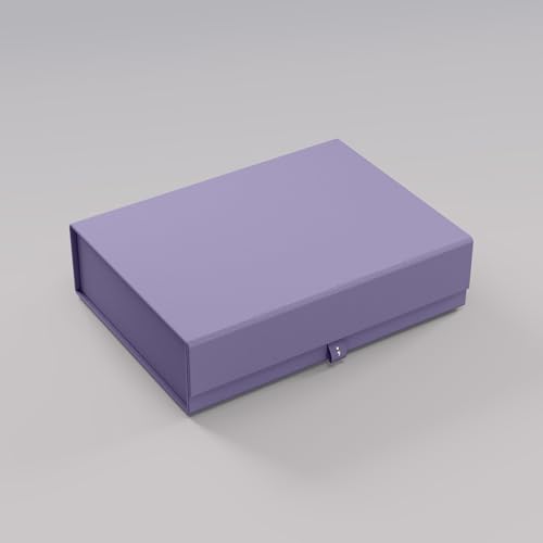 Semikolon 371370 Aufbewahrungsbox 4Rooms - Größe M, 23,5 x 32 x 8,5 cm - Geschenkbox - Design Lilac Silk von Semikolon