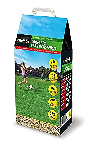 Semillas Batlle Kompakter Rasen mit hoher Widerstandsfähigkeit – 5 kg von Semillas Batlle