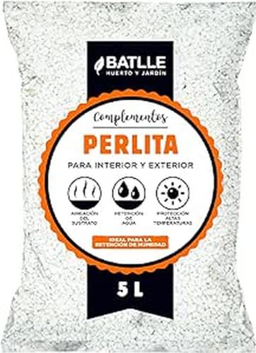 Semillas Batlle 960095PIC Perlit-Substrat, 5 l, Weiß von Semillas Batlle