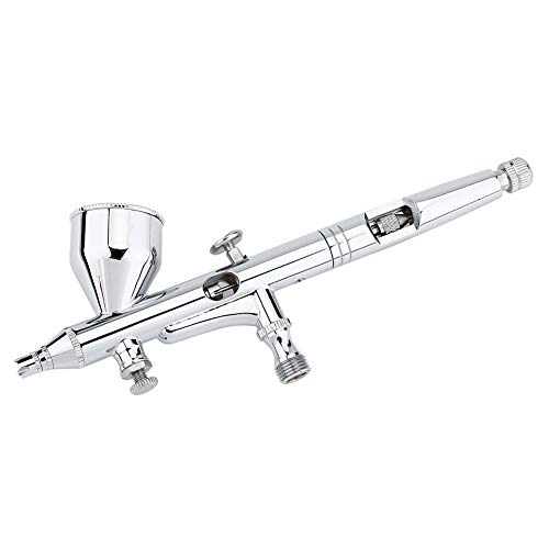 Semme Dual Action Airbrush, 0,2 mm / 0,3 mm / 0,5 mm Nadel-Kunstspritzpistole Mehrzweck-Airbrush-System-Set für Kuchendekoration, Modell, Farbe, Airbrush-Tattoos, Nageldesign und Nagel von Semme