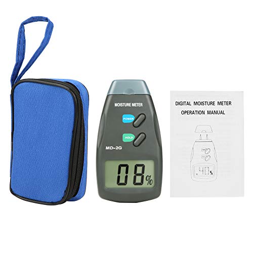 Semme MD-2G LCD Digital 2 Pin Holzfeuchtemessgerät, Detektor Holz Hygrometer Luftfeuchtigkeit Tester von Semme