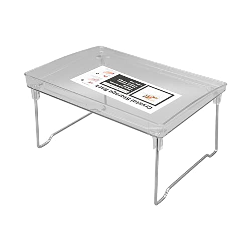 Schreibtischregal, Schreibtisch Organizer Regal Schreibtischschelf für Schreibtisch mit Guter Stabilität Edelstahl Falten Multifunktional für Schreibtische, Waschbewohner, Kommoden, Küchen von Semme
