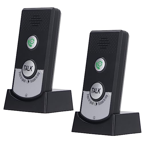 Voice Intercoms for Home, 2 Way Wireless Voice Intercom Doorbell, Rechargeable Receiver with 1000m In Open Area, Easy Install Used in Office, Laboratory von Semme