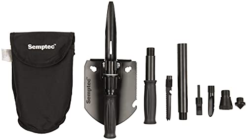 Semptec Urban Survival Technology Klapp-Spaten: 2er-Set 11in1-Multi-Werkzeug-Spaten zum Hacken, Sägen u.v.m. (12in1-Multi-Werkzeug-Spaten, Klappspaten Bundeswehr) von Semptec Urban Survival Technology