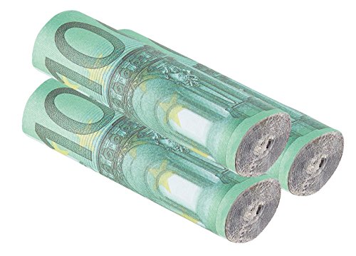 Semptec Urban Survival Technology Kaminanzünder: 3er-Set Feuer-Anzünder im Geldschein-Rollen-Look, 100-Euro-Optik (Feuerstarter, Bio-Feuerstarter, Geschenk Herren) von Semptec Urban Survival Technology