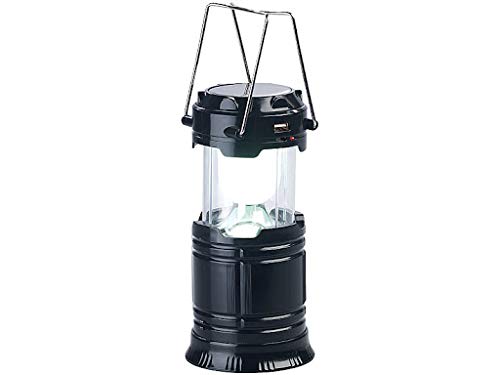 Semptec Urban Survival Technology 3in1-Solar-LED-Camping-Laterne, Handlampe & USB-Notlader, 80 Lumen von Semptec Urban Survival Technology