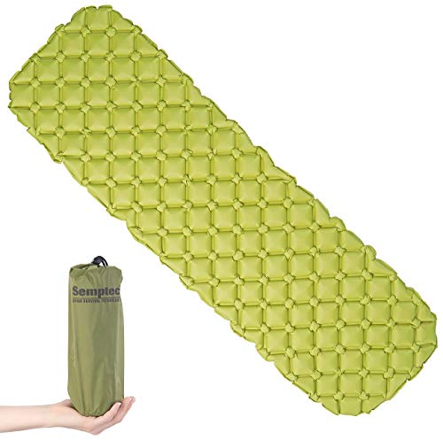 Semptec Urban Survival Technology Camping Matratze: Ultraleichte Outdoor-Luftmatratze mit Tasche, schnell aufblasbar, grün (Campingmatte, Isoliermatte, Aufblasbares Bett) von Semptec Urban Survival Technology