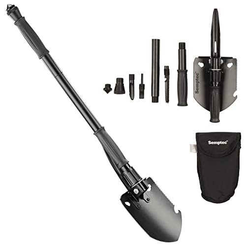 Semptec Urban Survival Technology Gartenwerkzeug: 11in1-Multi-Werkzeug-Spaten zum Hacken, Sägen u.v.m. & Transporttasche (Beil, Gartenhacke, Multifunktions) von Semptec Urban Survival Technology