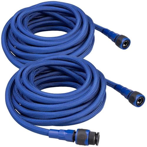 Semptec Urban Survival Technology Premium Gartenschlauch: 2er-Set Wasserschlauch in Lebensmittelqualität, 10 m (Schlauch lebensmittelecht, Lebensmittelschlauch, Wasserkanister) von Semptec Urban Survival Technology
