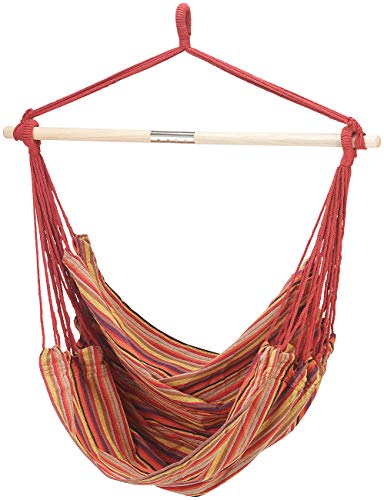 Semptec Urban Survival Technology Sitz-Hängematte: Hängesessel mit Querstrebe, belastbar bis 120 kg, 100 x 130 cm (Hängesessel mit Gestell, Hängestuhl, Hängematten) von Semptec Urban Survival Technology