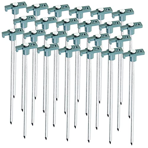 Semptec Urban Survival Technology Campingzubehör: 24er-Set Felsbodenheringe für steinigen Untergrund, 25 cm, Ø 7 mm (Zeltnägel für steinigen Boden, Erdnägel, Erdspieß) von Semptec Urban Survival Technology