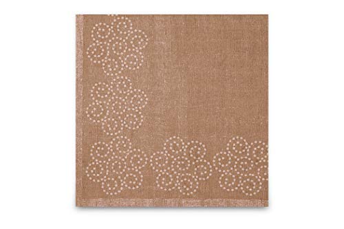 Semy Spunlace-Serviette, Rosalia, 40x40 cm, braun, 1/4 Falz, 1er Pack (1 x 25 Stück) von SemyTop