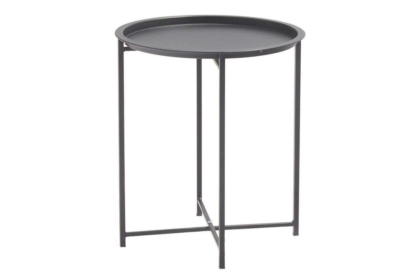 SenS-Line Gartenstuhl osoltus Garten Balkon Beistelltisch schwarz 46cm von SenS-Line