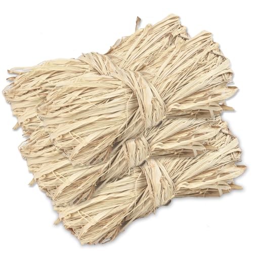 Raffia Bast Bastband 200g Naturbast Raffia Garn Bast Band zum Häkeln Braun Bindebast zum Basteln Floristik Stroh Deko für Garten Raffia Bast Bastband 200g Naturbast Raffia Garn Bast Band zum Häkeln Braun Bindebast zum Basteln Floristik Stroh Deko für Garten von SenZee