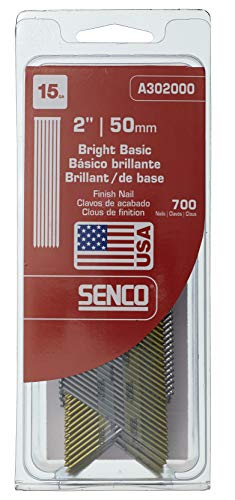 Senco a302000 15-gauge von 2 Bright Basic Finish Nail von Senco