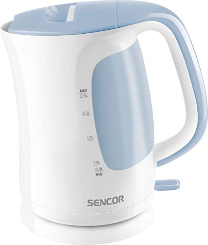 SENCOR SWK 2510WH Wasserkocher (2200 Watt, Volumen 2,5 L) weiß von SENCOR