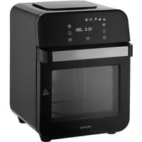 Sencor SFR 5510BK Einzel-Fritteuse 12 L Selbstversorger 1500 W Heißluftfritteuse Schwarz von Sencor