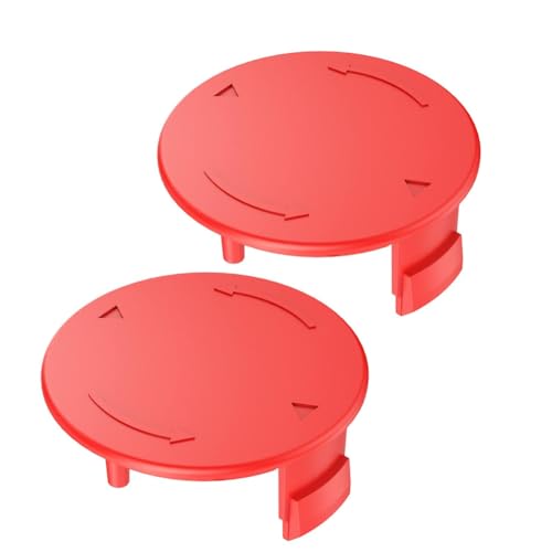 2 Stück Ersatz Trimmer Spulenabdeckung Rasenmäher Spulenkappen F016F04841 Kompatibel mit Bosch AFS 23-37 von Senda