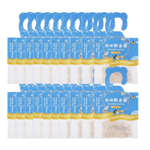 20 Packungen mit hängenden Duftsäckchen, langanhaltender Lufterfrischer, natürlicher Duft, Aromatherapiebeutel für Kleiderschrank, Auto, Schublade, Schrank (Ozean) von Senda