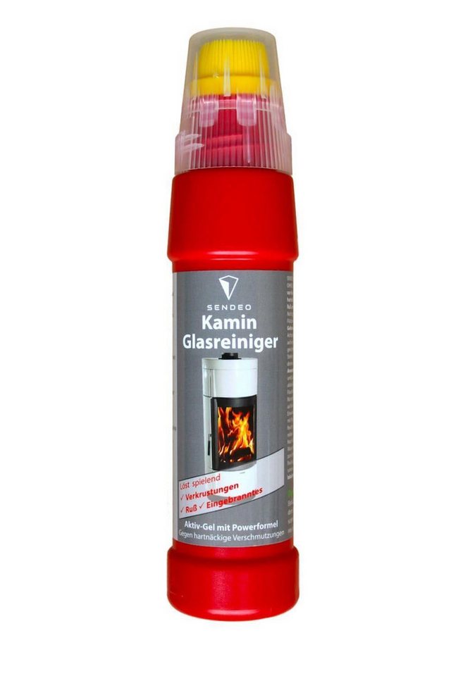 Sendeo Kaminscheibenreiniger SENDEO Gel, 200 ml, 1 Stk Scheibenreiniger (1-St) von Sendeo