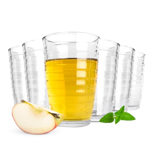 Sendez 6 Trinkgläser 320 ml mit Struktur Saftgläser Cocktailgläser Longdrinkgläser Sendez 6 Trinkgläser 320 ml mit Struktur Saftgläser Cocktailgläser Longdrinkgläser von Sendez
