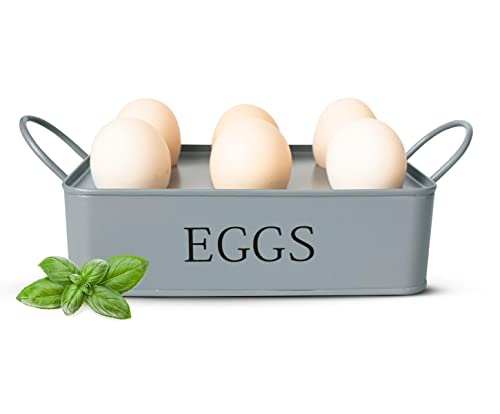 Sendez 6er Eierhalter aus Metall Eierständer Eierbecher Eierteller Eierbox Eierbehälter von Sendez