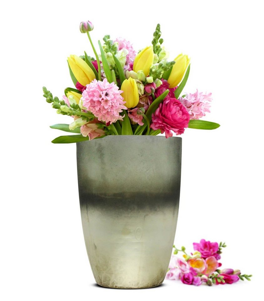Sendez Dekovase Blumenvase Oxi Tischvase Glasvase Dekovase Vase Blumentopf Pflanztopf von Sendez