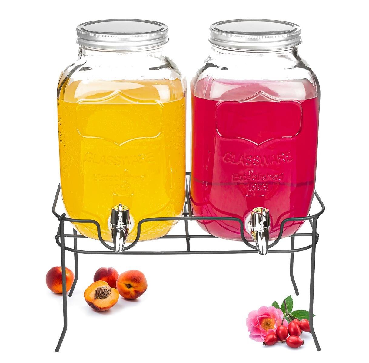 Sendez Getränkespender Getränkespender 2x4 Liter Wasserspender Saftspender Dispenser Sendez Getränkespender Getränkespender 2x4 Liter Wasserspender Saftspender Dispenser von Sendez