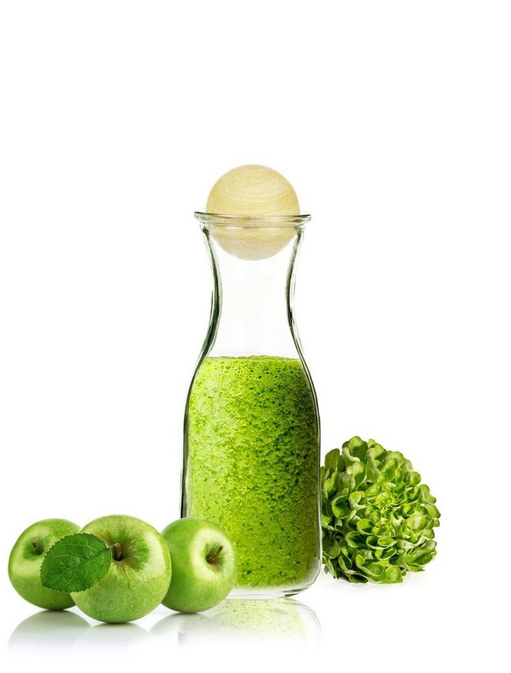 Sendez Karaffe Glaskaraffen Set mit Holzstöpsel 1x270ml und 1x470ml Weinkaraffe Sendez Karaffe Glaskaraffen Set mit Holzstöpsel 1x270ml und 1x470ml Weinkaraffe von Sendez