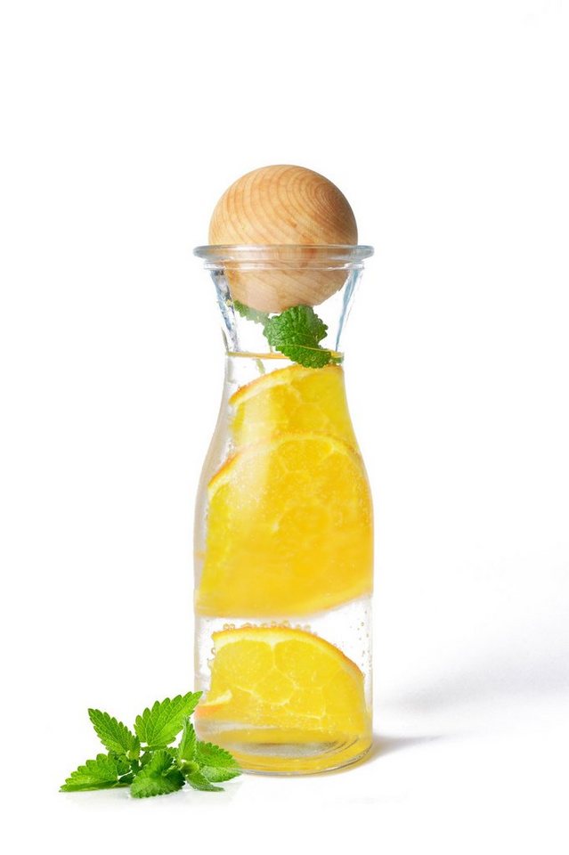 Sendez Karaffe Glaskaraffen Set mit Holzstöpsel 1x270ml und 1x470ml Weinkaraffe Sendez Karaffe Glaskaraffen Set mit Holzstöpsel 1x270ml und 1x470ml Weinkaraffe von Sendez