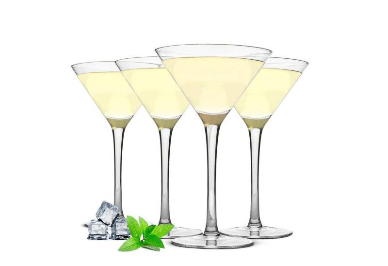 Sendez Martiniglas 4 Martinigläser 230ml Martinischale Cocktailgläser, Glas von Sendez