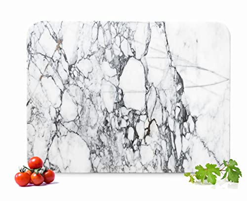 Sendez Schneidebrett 40x30cm aus Marmor Servierbrett Schneidbrett Servierplatte Käseplatte Sendez Schneidebrett 40x30cm aus Marmor Servierbrett Schneidbrett Servierplatte Käseplatte von Sendez