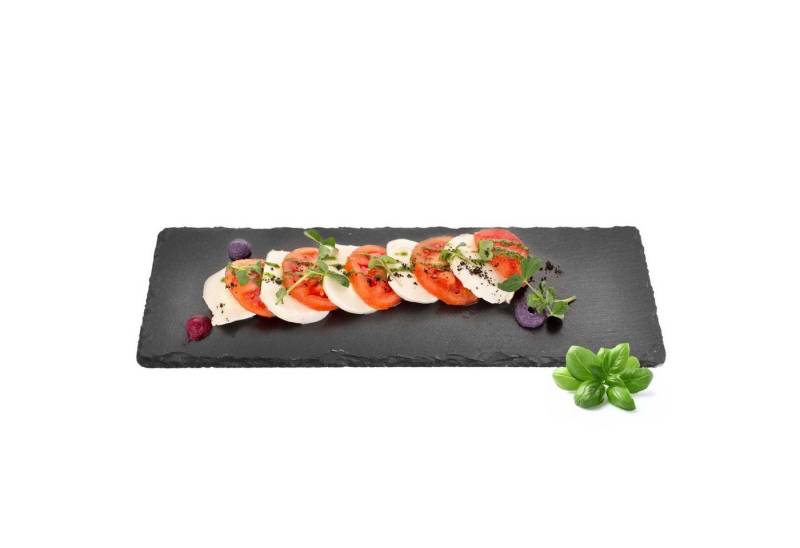 Sendez Servierplatte 2 x Schieferplatte 35x15cm Käseplatten Untersetzer Käseplatte, Schiefer, (2-tlg) von Sendez