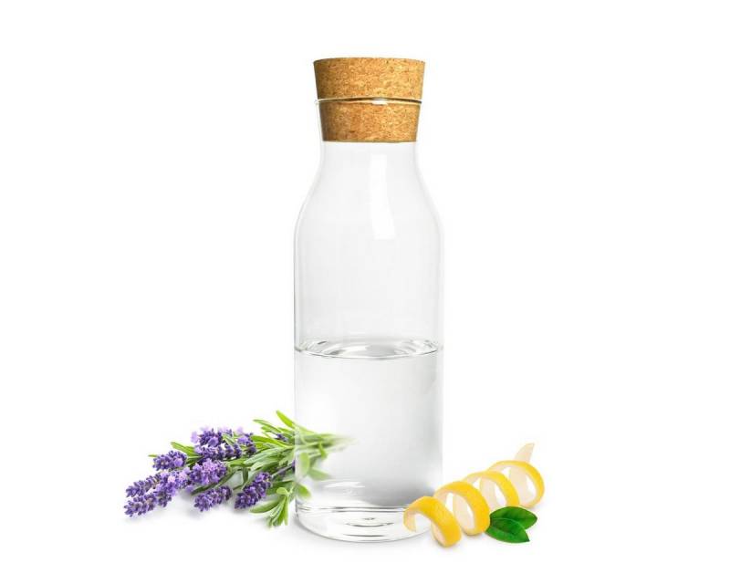 Sendez Wasserkaraffe Glaskaraffe 1 Liter mit Korkdeckel Weinkaraffe Dekanter Karaffe von Sendez
