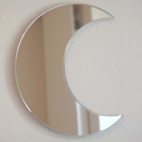 Mondspiegel – perfekte Wanddekoration LotusMoon (20 x 16 cm) von Sendmeamirror