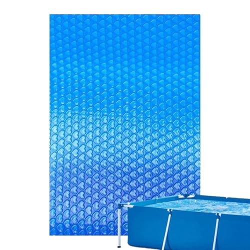 Pool Solarabdeckplane, Solar Poolabdeckung, Solar Heizung Solarabdeckung Wärmeplane Folie Blau Zuschneidbar von Senermter