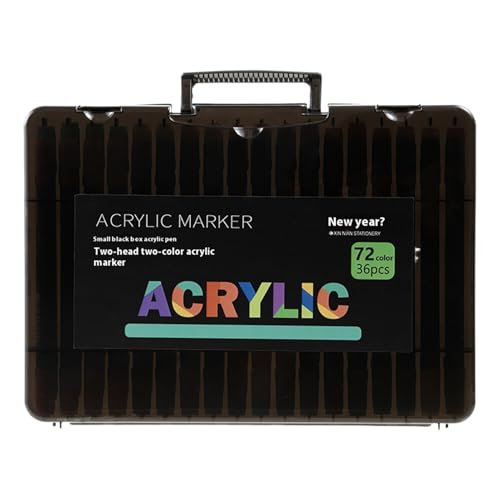 Senermter Acrylmalstift, Doppelspitze Keramik Farbstifte, Wasserfeste Schnelltrocknende Malutensilien Mit Ausbleichschutz Für Stoffschuhdesign Und Modellbau Senermter Acrylmalstift, Doppelspitze Keramik Farbstifte, Wasserfeste Schnelltrocknende Malutensilien Mit Ausbleichschutz Für Stoffschuhdesign Und Modellbau von Senermter