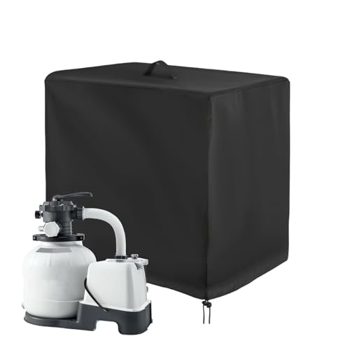 Senermter Pool-Sandfilter-Pumpenabdeckung, Sand-Pool-Filterabdeckung - 33 x 24 x 33,8 Zoll Anti-UV-Abdeckung für oberirdische Poolpumpe | Poolfilterabdeckung aus Oxford-Gewebe für Poolsandfilter, Senermter Pool-Sandfilter-Pumpenabdeckung, Sand-Pool-Filterabdeckung - 33 x 24 x 33,8 Zoll Anti-UV-Abdeckung für oberirdische Poolpumpe | Poolfilterabdeckung aus Oxford-Gewebe für Poolsandfilter, von Senermter