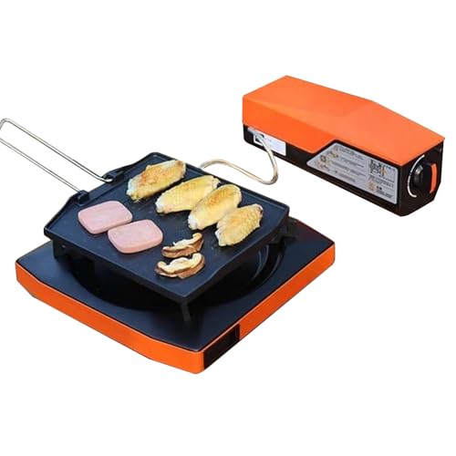 Senermter Tragbarer Campingkocher - Zerlegbarer Outdoor Kocher Zum Kochen - Leichtes Heizgerät Zum Braten Küche Indoor Tisch Wanderung Grillen Picknick Klettern Abenteurer von Senermter
