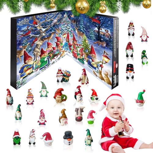 Wichtel Adventskalender, Weihnachtswichtel-countdown-kalender 2025, 24 Tage Gnomen Kalender Für Töchter Söhne Ehefrau Kinder Mädchen Schwester Freund von Senermter