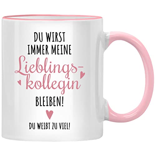 Du wirst immer meine Lieblingskollegin bleiben Tasse, Beste Kollegin Geschenk Abschied, Abschiedsgeschenk Kollegen Jobwechsel, Tassen mit Sprüchen von Seness