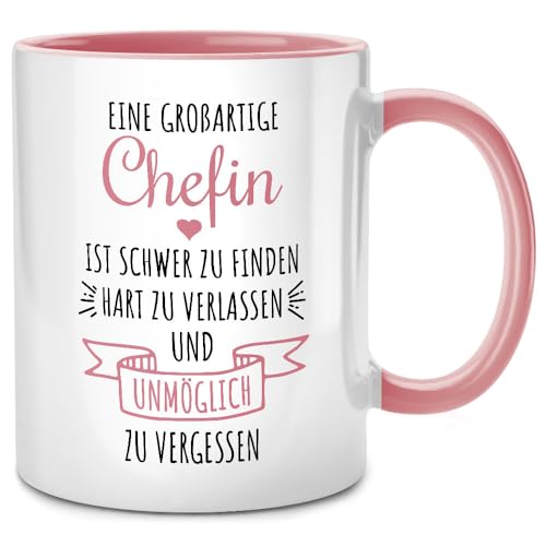 Seness Eine großartige Chefin ist schwer zu finden, lustige Tasse Büro Arbeit, Abschied Geschenk bester Chef der Welt, Abschiedsgeschenk Kollegen, Geschenkideen für Frauen, Geburtstag Boss Kollegin von Seness