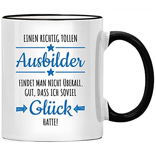 Einen richtig tollen Ausbilder Tasse, Bester Ausbilder Geschenk Tasse, Lieblingskollege Geschenke Abschied, Abschiedsgeschenk Kollegen Jobwechsel von Seness