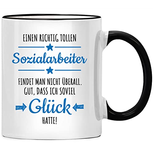 Einen tollen Sozialarbeiter Tasse Sozialarbeiterin Geschenk, Geschenke für bester Kollege, Sozialarbeit, Dankeschön Sozialpädagogin Sozialpädagogen von Seness
