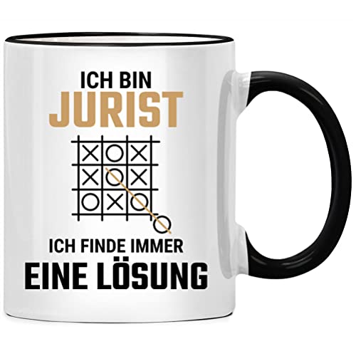 Ich bin Jurist ich finde Lösung Tasse Juristen Juristin Geschenk für bester Anwalt witzig Jura Student Geschenke Jurist Richter Examen Kollegen von Seness