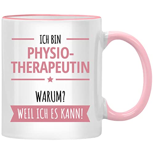 Ich bin beste Physiotherapeutin weil ich kann Tasse, Physiotherapeut Geschenk Physiotherapeuten Geschenke, Physio Physiotherapie Therapeut Therapeutin von Seness