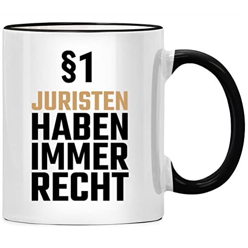 Juristen haben immer Recht Weltbeste Anwältin Tasse, Juristin Geschenk für bester Anwalt witzig Jura Student Geschenke Jurist Richter Examen Kollegen von Seness