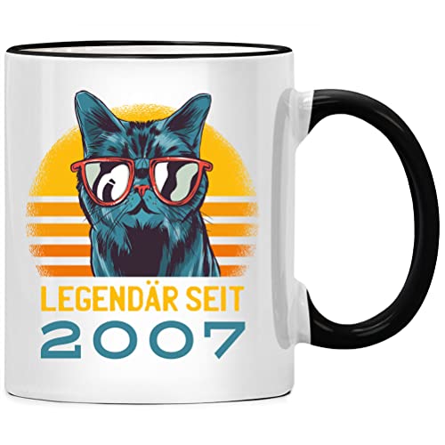 Legendär seit 2007 Tasse, coole Katze, 16 Geburtstag Geschenk 16 Jahre Mädchen Junge, Teenager Geschenke für Jungen, Geschenkidee, Geburtstagsgeschenk von Seness