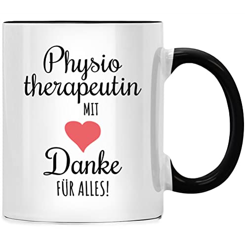 Physiotherapeutin mit Herz Danke für Alles Tasse Physiotherapeut Geschenk, Physiotherapeuten Geschenke für Physio Physiotherapie Therapeut Therapeutin von Seness